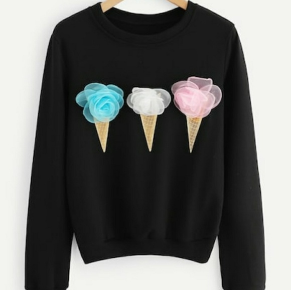 Tops - Ice Cream Comfy Pullover Sweatshirt XS/S